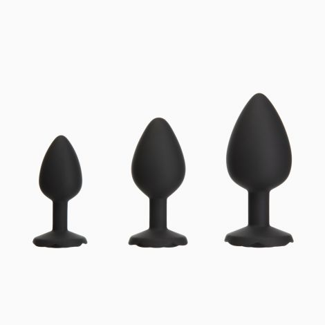 Набір силіконових анальних пробок BMS Roses Til’ Dawn Silicone Anal Plug Kit (пошкоджене паковання!!!)