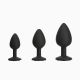 Набор силиконовых анальных пробок BMS Roses Til’ Dawn Silicone Anal Plug Kit (повреждена упаковка!!!)