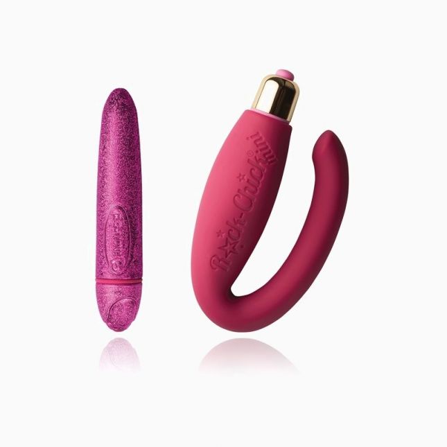 Вибронабор Rocks Off Feranti - Pretty in Pink (вибропуля и вибратор для пар)