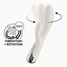 Вибратор-кролик с ротацией Satisfyer Spinning Rabbit 1 Beige, 3 мотора