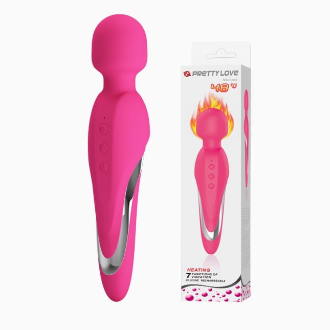 Вібратор - Pretty Love Micheal Heat Massager Pink Вібратор - Pretty Love Micheal Heat Massager Pink