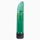 Вибратор пластиковый Crystal Clear, 13Х2,5 см (зеленый)
