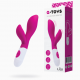 Вибратор с клиторальным стимулятором Toyfa A-Toys Lilu, силикон, розовый, 20 см Вибратор с клиторальным стимулятором Toyfa A-Toys Lilu, силикон, розовый, 20 см