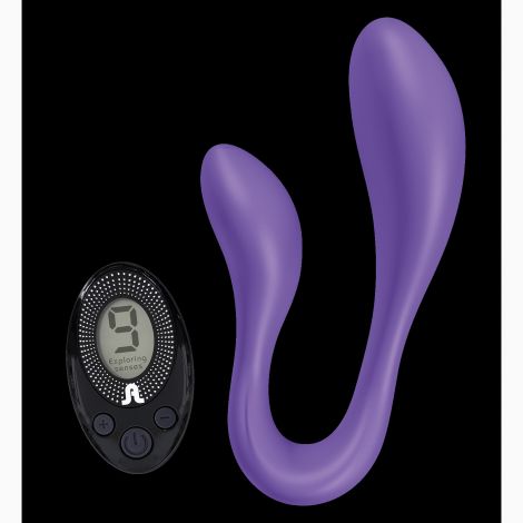 Вібратор для пар Adrien Lastic Couple Secrets II з пультом LRS, два мотори, універсальний