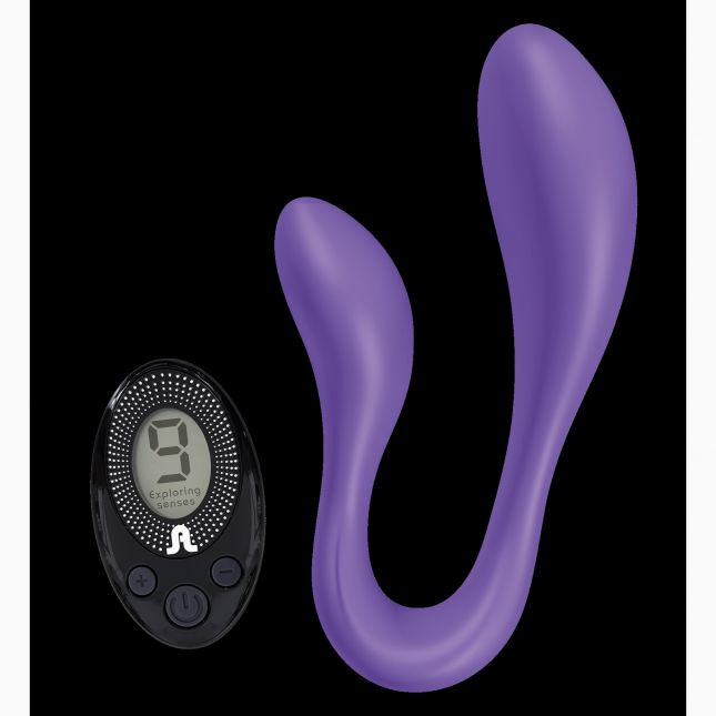 Вібратор для пар Adrien Lastic Couple Secrets II з пультом LRS, два мотори, універсальний