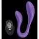 Вібратор для пар Adrien Lastic Couple Secrets II з пультом LRS, два мотори, універсальний