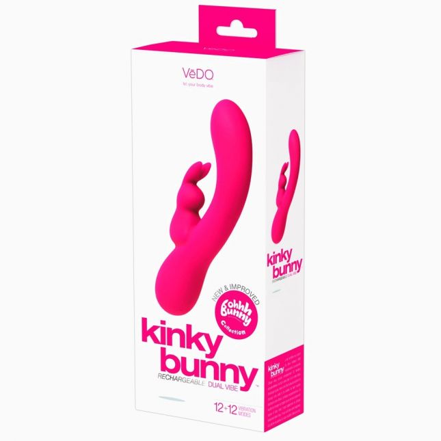 Комп'ютерний вібратор - Kinky Bunny Pretty In Pink
