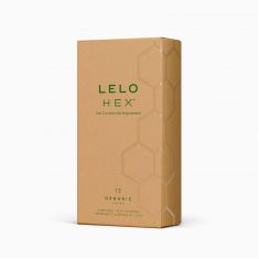 Презервативы LELO HEX Condoms Organic 12 Pack, тонкие и суперпрочные (мятая упаковка!!!)