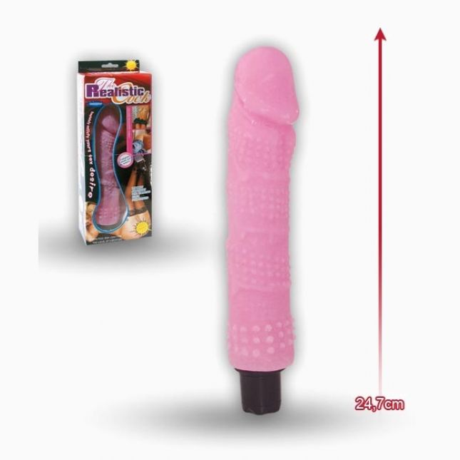 BW0033 / Waterproof Cyber Vibe 23,5cm, Pink / Вибратор