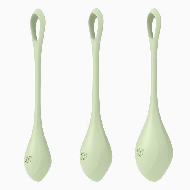 Набір йоні намистин Satisfyer Yoni Power 2 Light Green (м'ята упаковка)