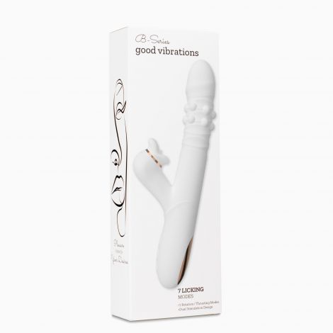 Вібратор - Dual Motion Licking Vibe White
