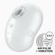 Вакуумный клиторальный стимулятор с вибрацией Satisfyer Cutie Ghost White