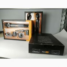 Вибромассажер с насадками Pornhub Supercharge Wand Set (незначительные дефекты упаковки)