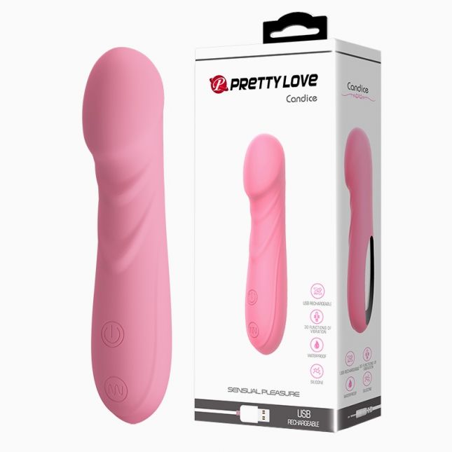 Комп'ютерний вібратор - Pretty Love Candice Vibrator Light Pink