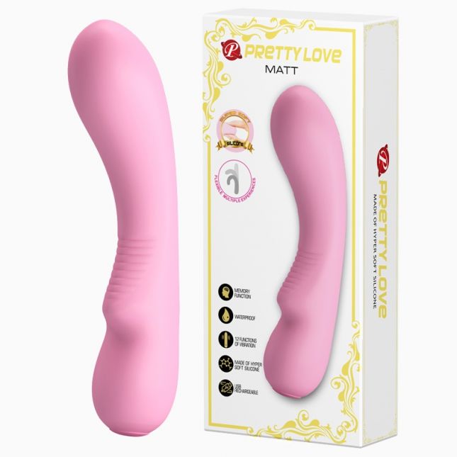 Комп'ютерний вібратор - Pretty Love Matt Vibrator Pink