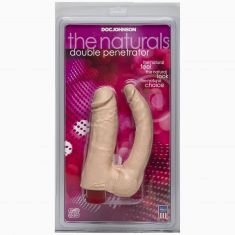 Реалістичний вібратор - The Naturals - Vibro Double Penetrator