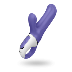 Satisfyer Vibes Magic Bunny - гибкий вибратор-кролик, 17,7х3,5 см