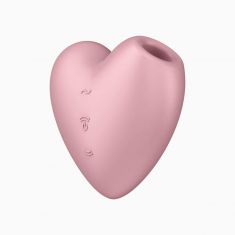 Вакуумний стимулятор - Satisfyer Cutie Heart Light Red