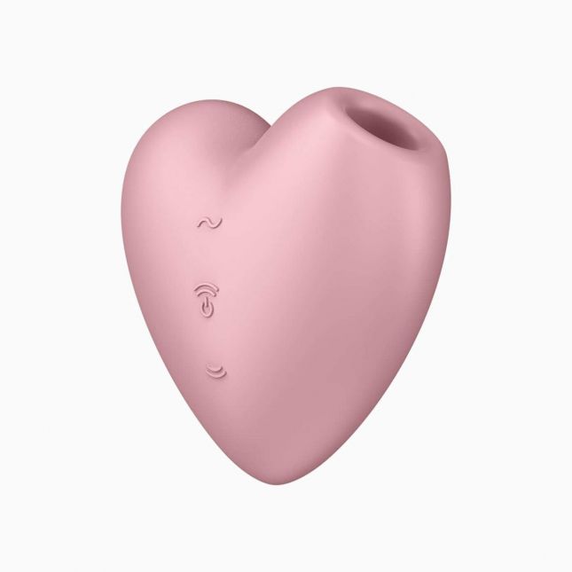 Вакуумний стимулятор - Satisfyer Cutie Heart Light Red