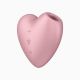 Вакуумний стимулятор - Satisfyer Cutie Heart Light Red