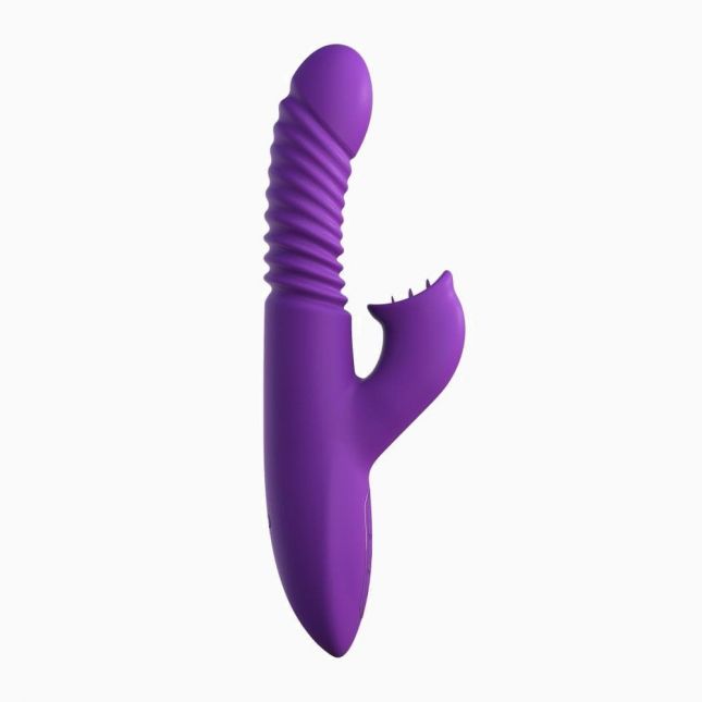 Fantasy For Her Ultimate Thrusting Clit Stimulate - Her - вібратор кролик з підігріванням, обертанням, точками і вібрацією, 12,7х3, 4 см