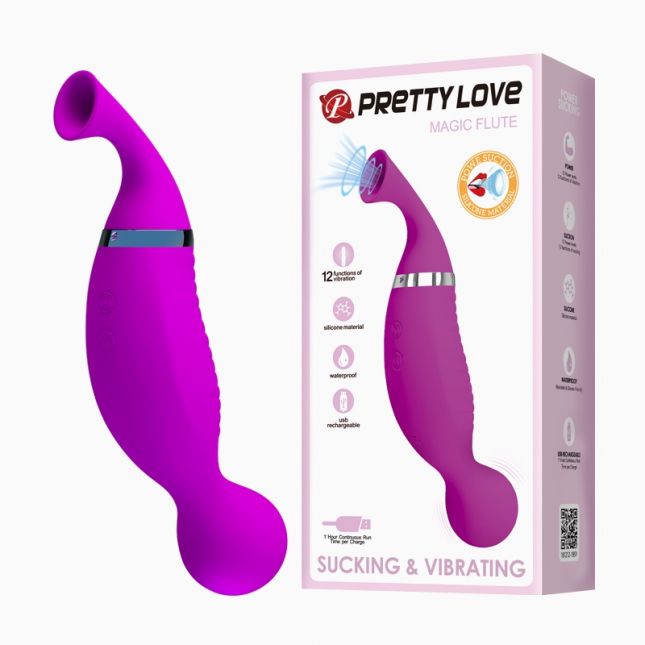 Кліторальний стимулятор - Pretty Love Magic Flute Purple
