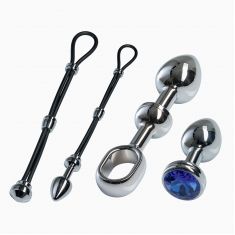 Секс набір - MALESATION Alu Cock - Grip Set klein