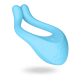 Satisfyer Partner Multifun 1 - багатофункціональний вібратор для пар, 13х6, 5х3, 5 см