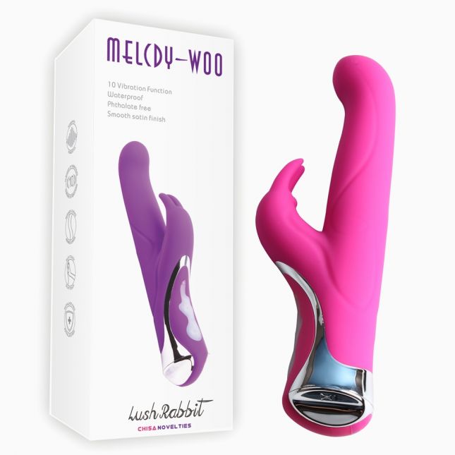 Комп'ютерний вібратор - Lush Rabbit - pink vibrator