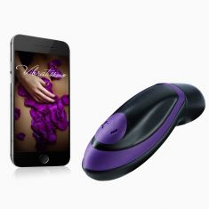 Кліторальний стимулятор - Vibratissimo Touch Me, фіолетовий/чорний