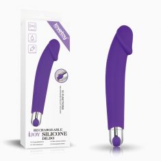 Вибратор - Rechargeable IJOY Silicone Dildo Purple