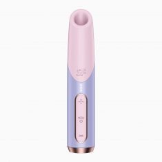 Вакуумный стимулятор Satisfyer Bold Kiss Violet, магнитная технология 3D Air Pulse, 30 режимов работы