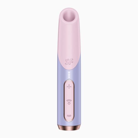 Вакуумний стимулятор Satisfyer Bold Kiss Violet, магнітна технологія 3D Air Pulse, 30 режимів роботи