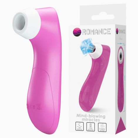 Вакуумний стимулятор - Romance Sucking Pleasure Stimulator Breeze Pink