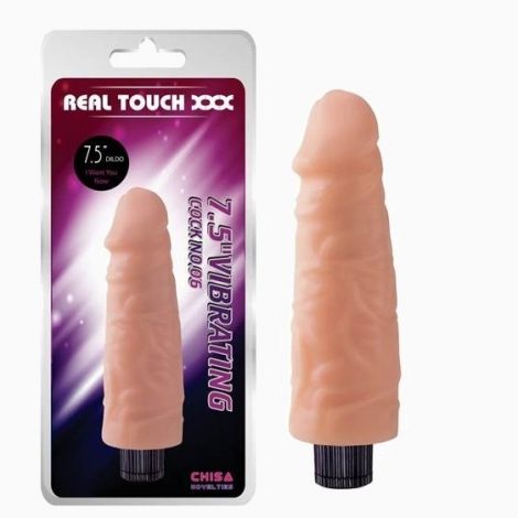 Вібратор - Real Touch XXX 7.5 "Vibrating Cock No.06