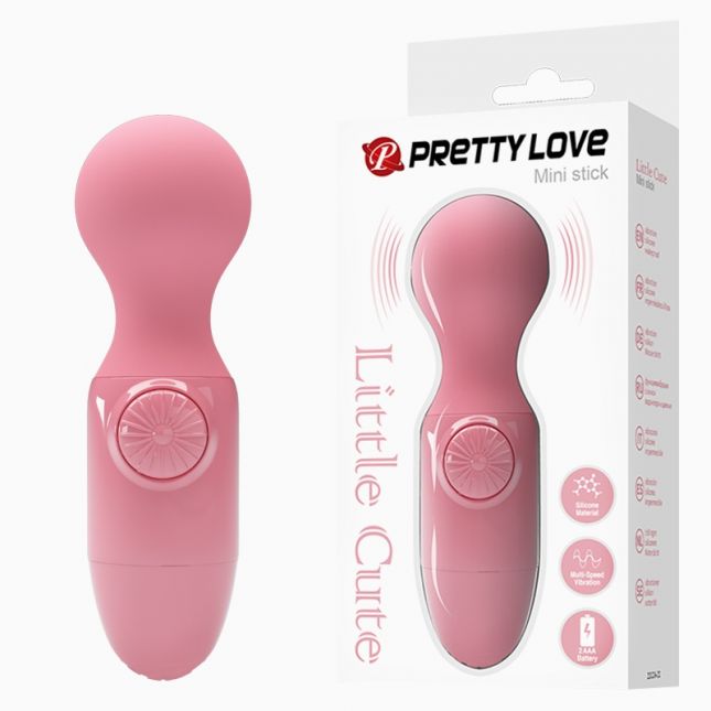Вібратор - Pretty Love Little Cute Mini Stick Light Pink
