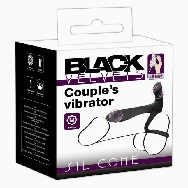 Вібратор для пар - Black Velvets Couple's Vibrator