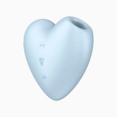 Вакуумний стимулятор - Satisfyer Cutie Heart Blue