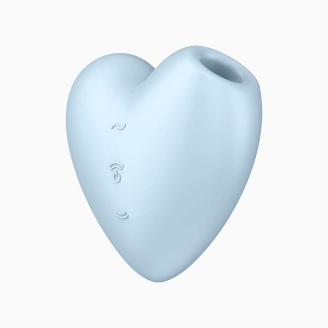 Вакуумний стимулятор - Satisfyer Cutie Heart Blue