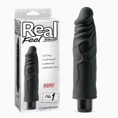 Реалістичний вібратор - Real Feel Lifelike Toyz No. 1, Black