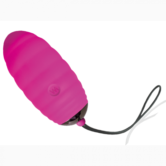 Виброяйцо Adrien Lastic Ocean Breeze Pink с пультом ДУ, 10 режимов работы