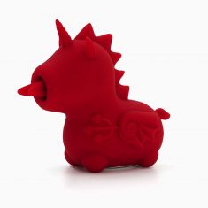 Вібратор-єдиноріжка Unihorn – Blaze Diablo, пестливий роздвоєний язичок