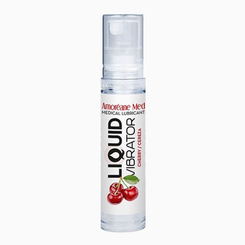 Лубрикант с эффектом вибрации Amoreane Med Liquid Vibrator Cherry (10 мл) Лубрикант с эффектом вибрации Amoreane Med Liquid Vibrator Cherry (10 мл)