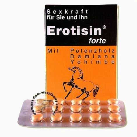 Таблетки - Erotisin Forte, 30 таб. (04.2027)