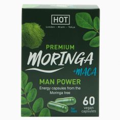 Капсули для чоловіків - HOT Premium Moringa+Maca Man Power, 60 шт.