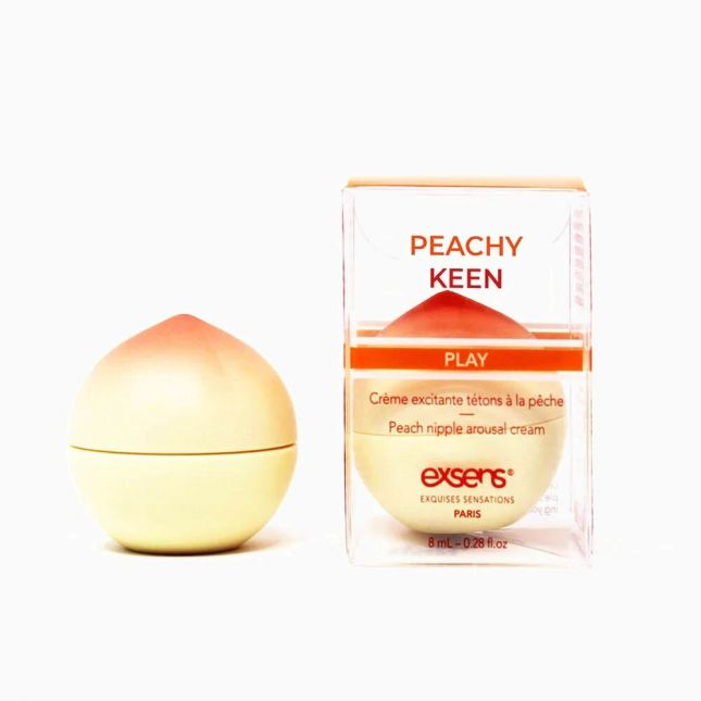Возбуждающий крем для сосков EXSENS Peachy Keen (8 мл) с жожоба и маслом Ши, съедобный