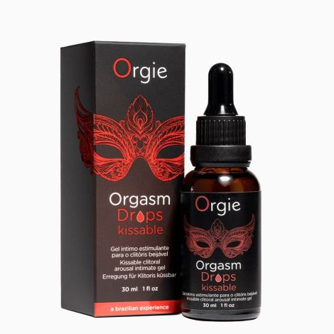 Збуджуючі краплі для клітора - Orgie Orgasm Drops Kissable, 30 мл