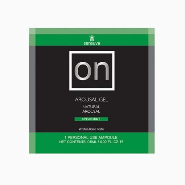 Пробник збуджувального геля Sensuva - ON Arousal Gel for Her Spearmint (6 мл)