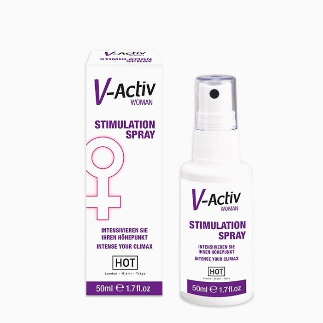 Hot V-Activ - Стимулирующий спрей для женщин, 50 мл.