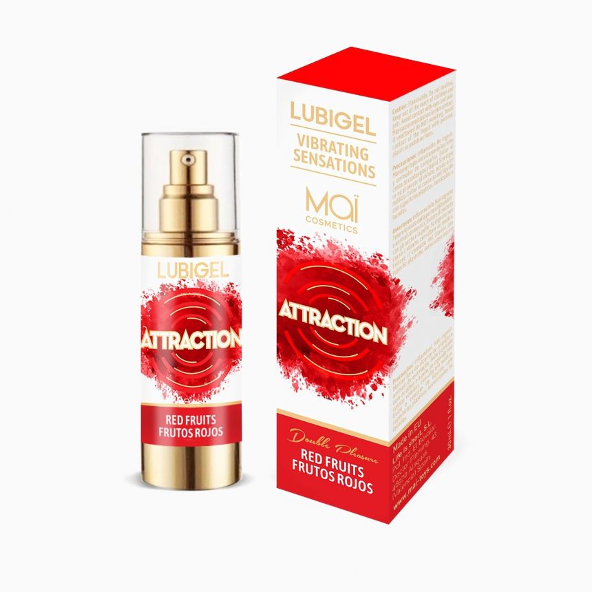 Рідкий вібратор MAI Lubigel Red Fruits (30 мл), густий гель, дуже смачний, діє до 30 хвилин Рідкий вібратор MAI Lubigel Red Fruits (30 мл), густий гель, дуже смачний, діє до 30 хвилин